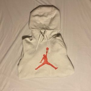 White/red Micheal Jordan hoodie